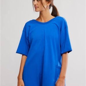 NWT Free People Hot Shot Romper Xs Electric Blue